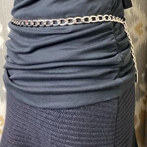 Ralph Lauren Black Angora Sweater Knit Tulip Skirt